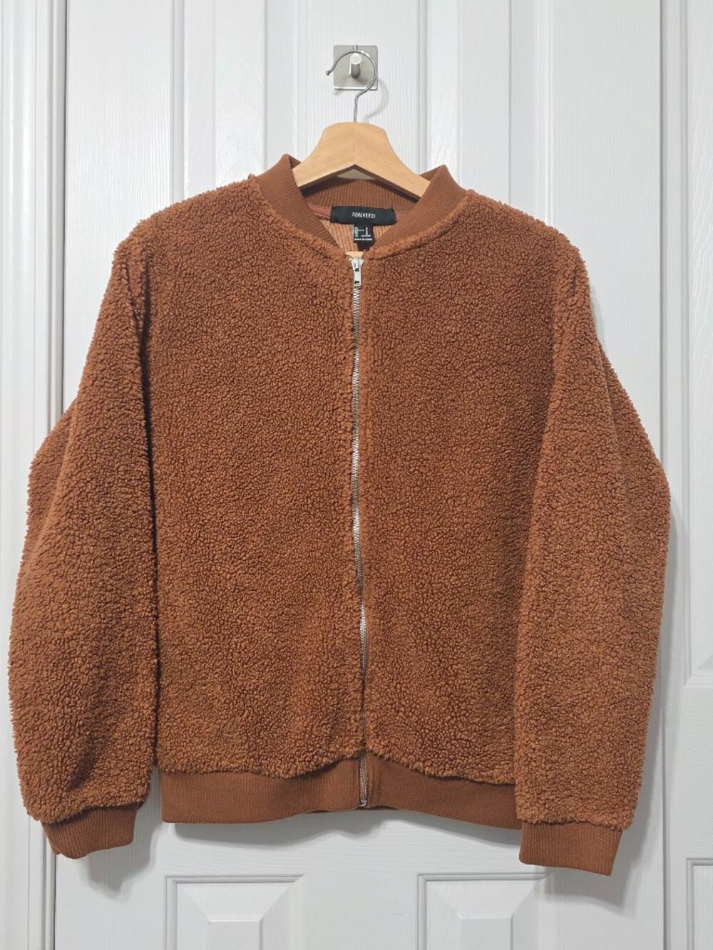 Women's Forever 21 Camel Brown Jacket, Small